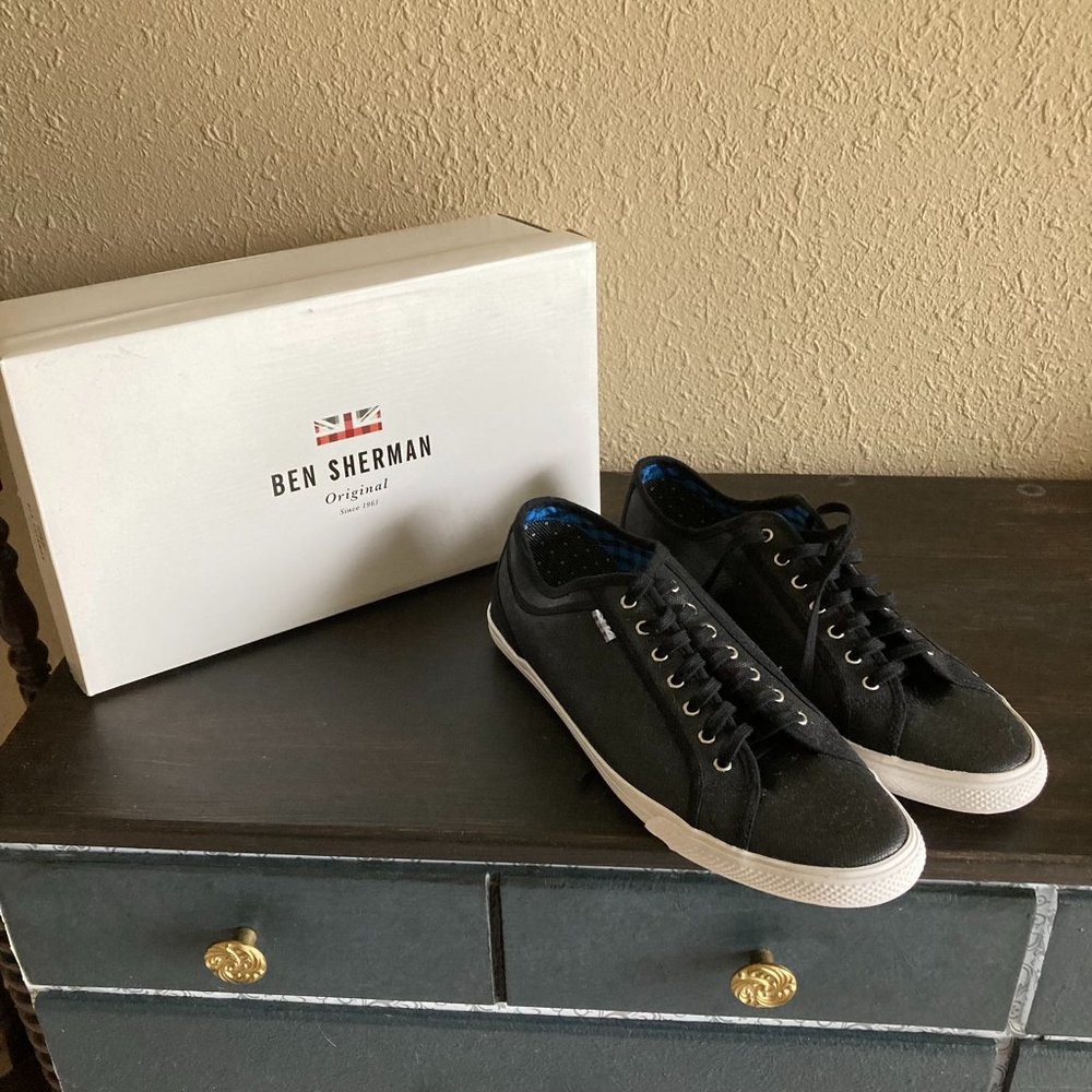 Men's Size 9 Ben Sherman Black Connell